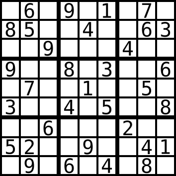 Imagen de un sudoku